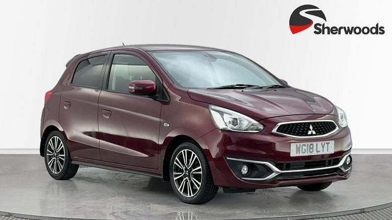 Purple Used 2018 Mitsubishi Mirage Hatchback | £5,998 (Fair price) - Image 1/4