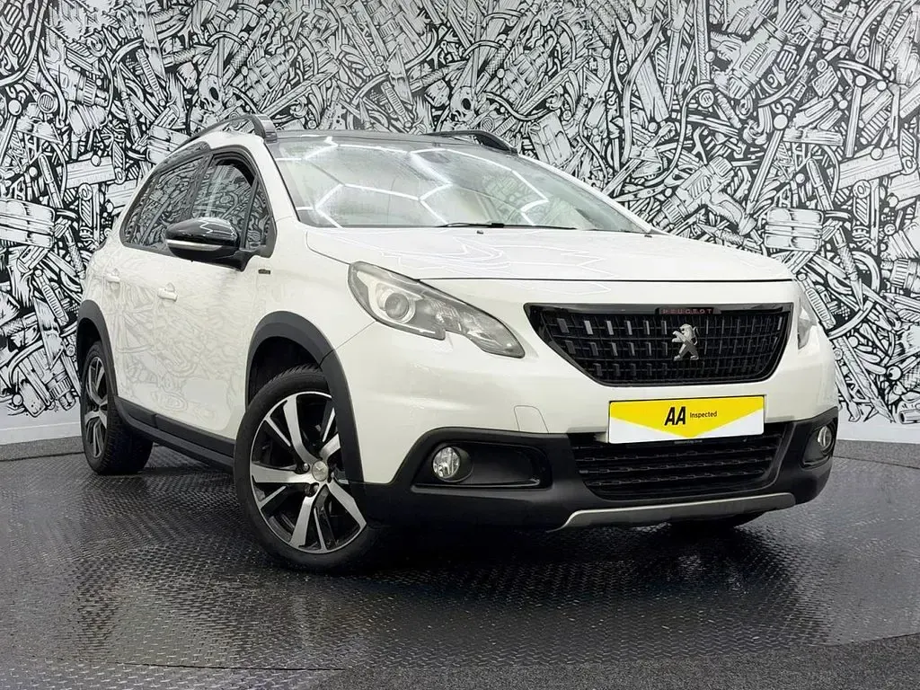 Used Peugeot 2008 GT-line 110 HP (80 kW) 2016 White SUV