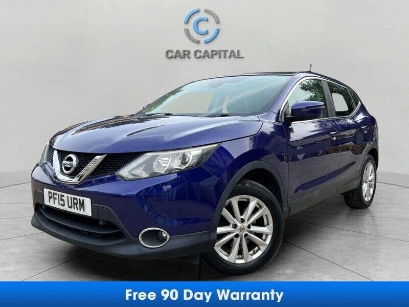 Blue Used 2015 Nissan Qashqai Acenta SUV | £6,523 (A bit pricey) - Image 1/3