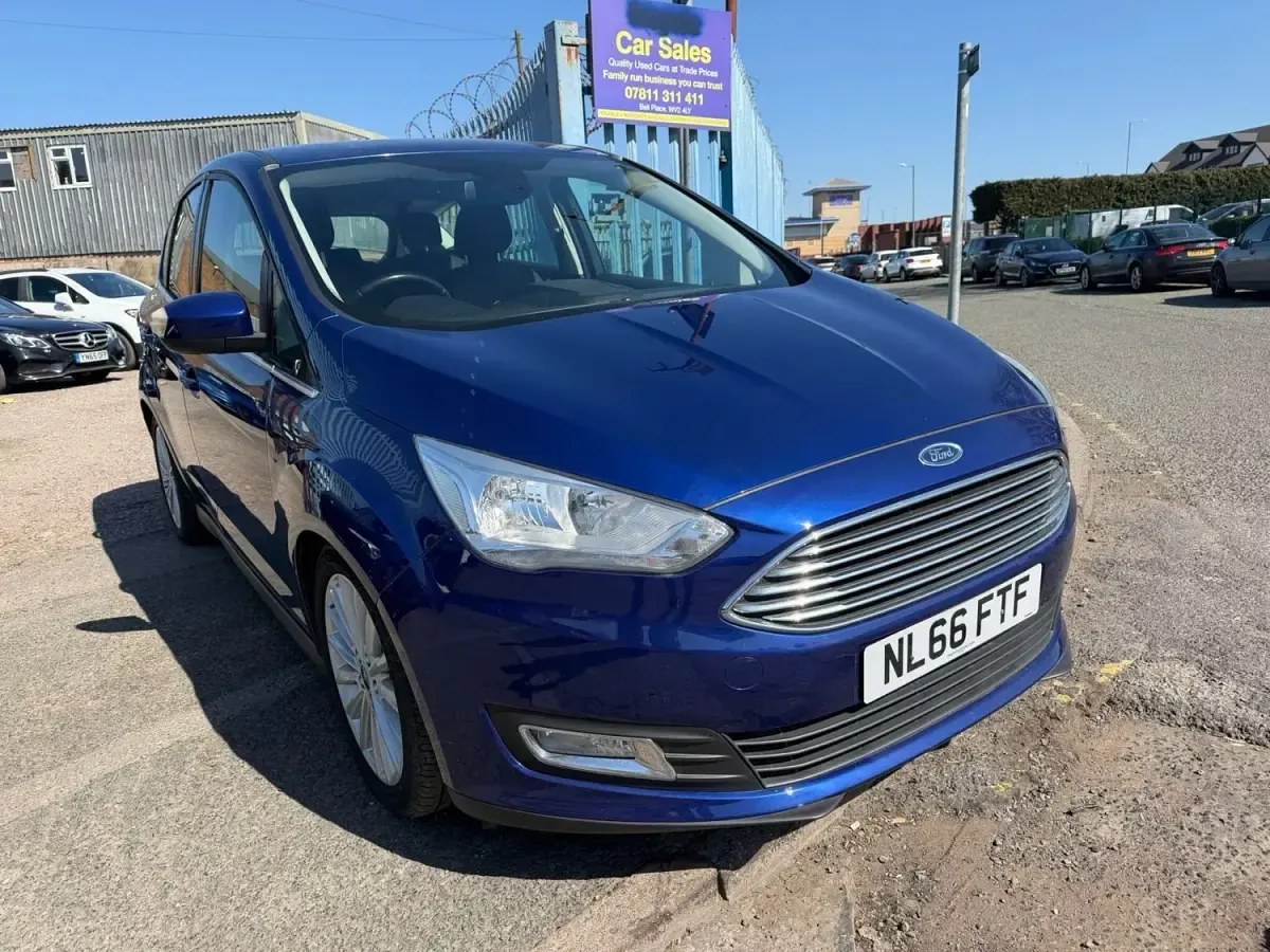 Second-hand Ford C-MAX Titanium 120 CP (88 kW) 2016 Albastru Monovolum