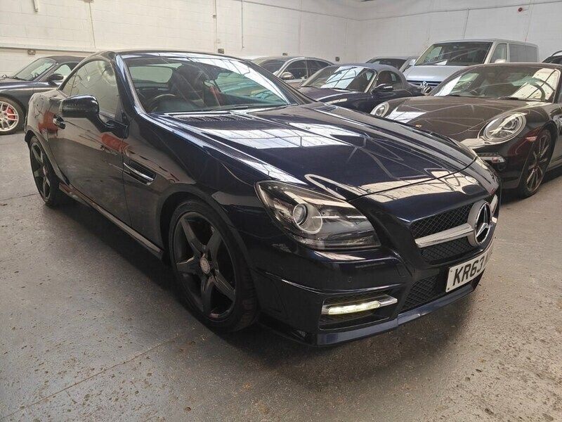 Blue Used 2013 Mercedes SLK250 AMG Cabriolet | £7,990 (Fair price) - Image 1/4