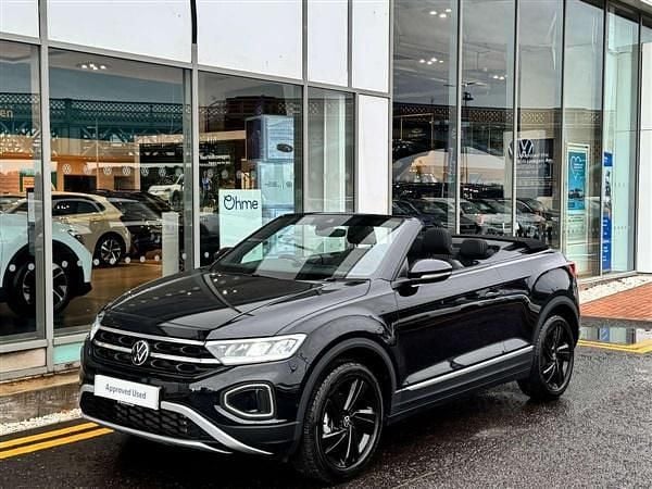 Black New 2025 VW T-Roc Cabriolet Style Cabriolet | £33,499 (Super price) - Image 1/4