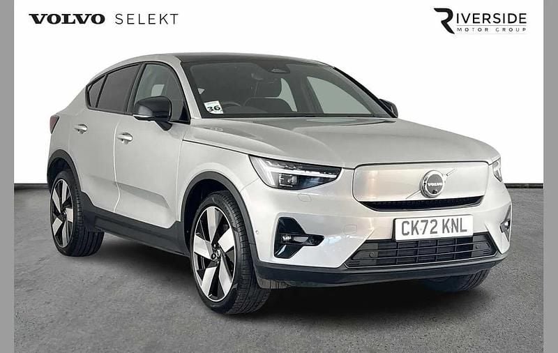 Silver Used 2022 Volvo C40 Ultimate SUV | £22,890 (Fair price) - Image 1/4