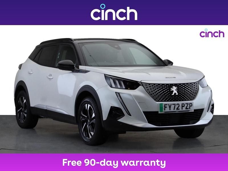 White Used 2022 Peugeot e-2008 GTi SUV | £14,649 (Fair price) - Image 1/3