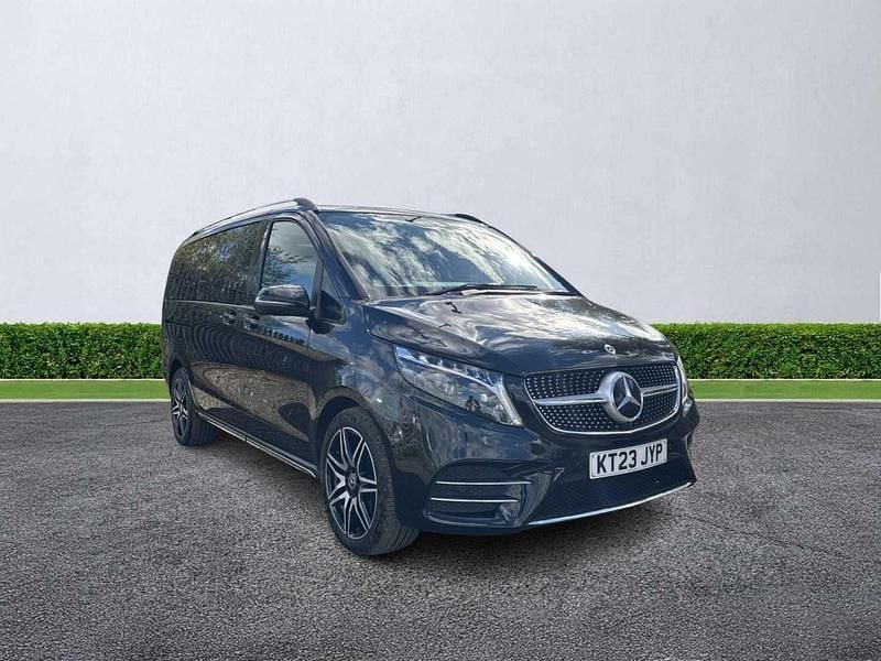 Black Used 2023 Mercedes V300 AMG line MPV | £51,949 (Fair price) - Image 1/4