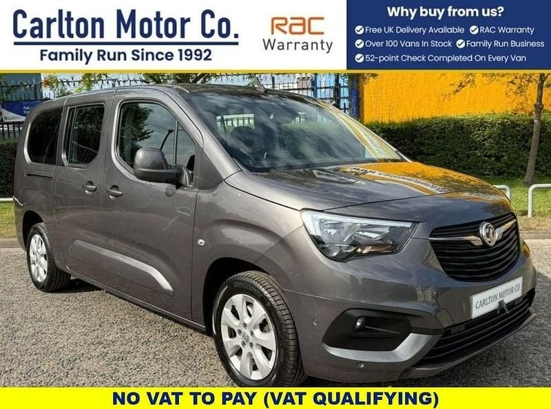 Used Vauxhall Combo S 110 HP (80 kW) 2020 Grey MPV