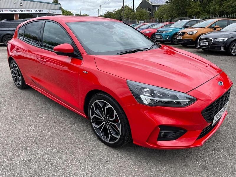 Red Used 2021 Ford Focus ST-Line X Hatchback | £12,995 (Fair price) - Image 1/4