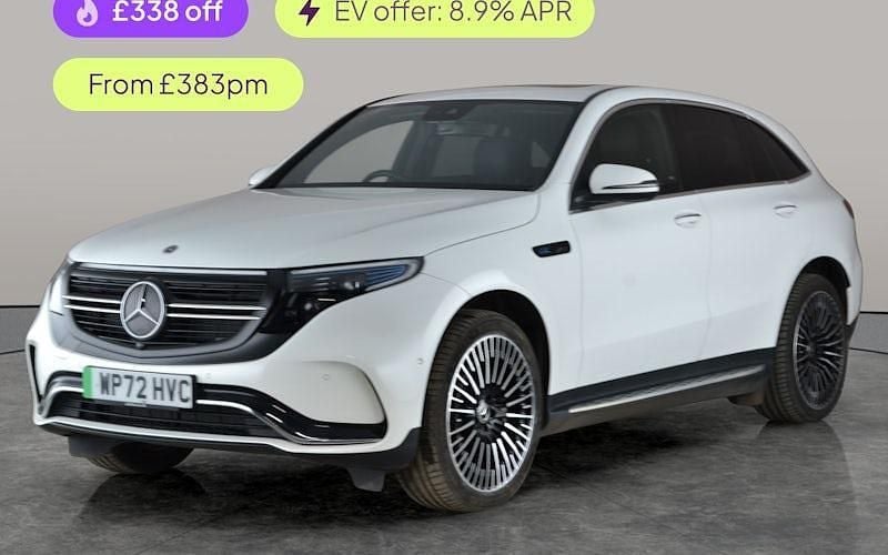 Used Mercedes EQC400 AMG Line Premium 300 kW (408 HP) 2022 White SUV