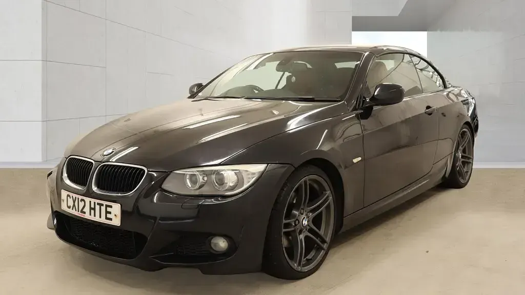 Used BMW 320 Cabriolet M Sport 2012 Black Cabriolet