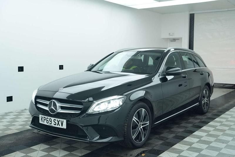 Used Mercedes C200 Premium 2019 Black Estate