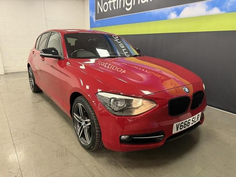Used BMW 116 Sport Line 116 HP (85 kW) 2013 Red Hatchback