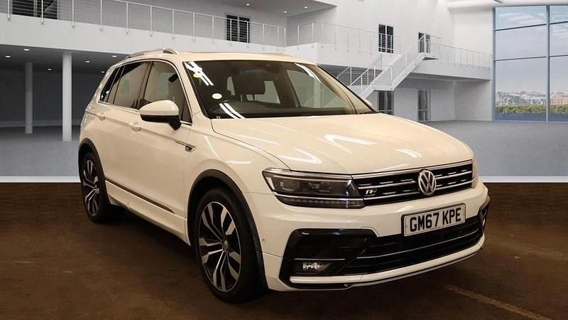 White Used 2017 VW Tiguan R-line SUV | £17,989 (Fair price) - Image 1/4