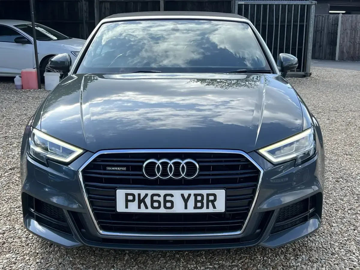 Used Audi A3 Cabriolet S-Line 150 HP (110 kW) 2016 Grey Cabriolet