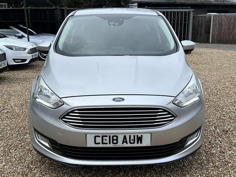 Begagnad Ford C-MAX Titanium 125 HK (91 kW) 2018 Silver Minibuss