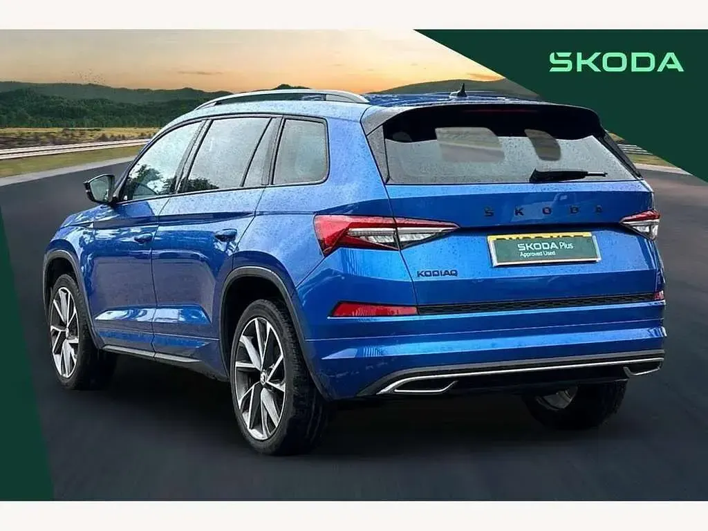 Used Skoda Kodiaq SportLine 150 HP (110 kW) 2023 Blue SUV