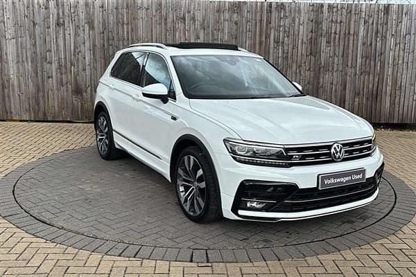 White Used 2018 VW Tiguan R-line SUV | £17,999 (Good price) - Image 1/3