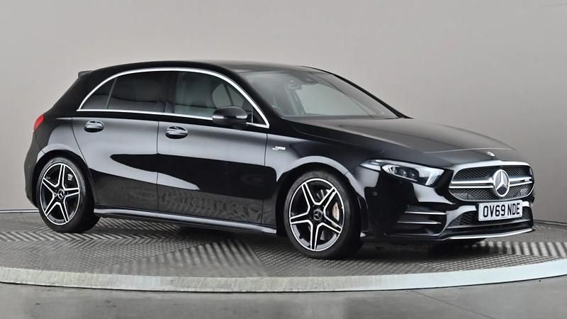 Black Used 2019 Mercedes A35 AMG Premium Plus Hatchback | £25,498 (Fair price) - Image 1/4