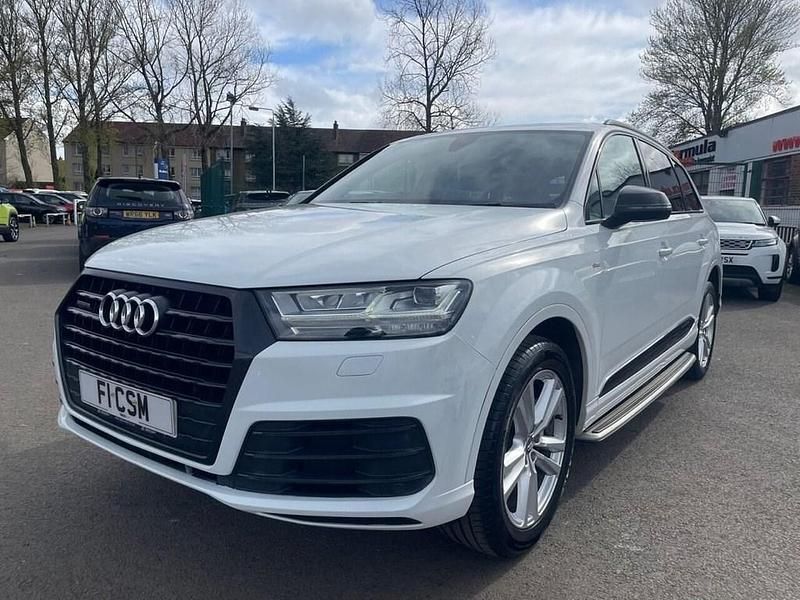 Begagnad Audi Q7 S-Line 272 HK (200 kW) 2018 Vit SUV