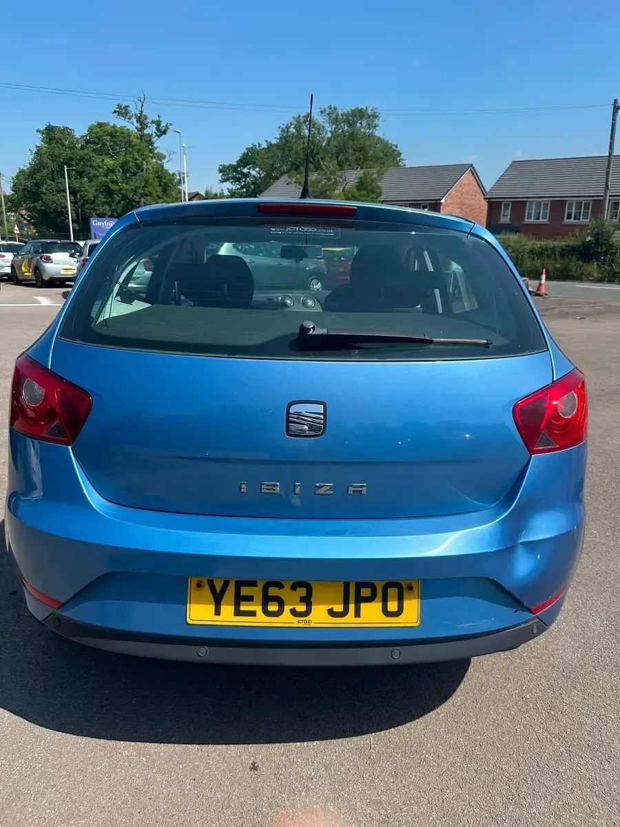Used Seat Ibiza 85 HP (62 kW) 2013 Blue Hatchback
