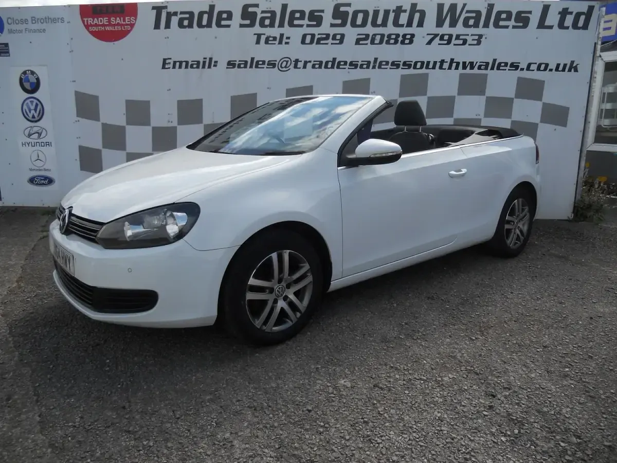 Used VW Golf Cabriolet S 2014 White Cabriolet