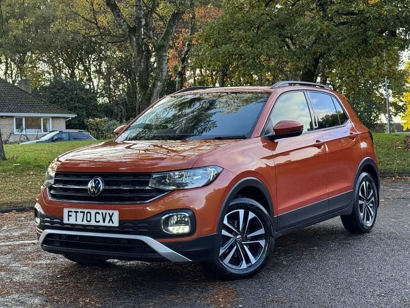 Orange Used 2021 VW T-Cross United SUV | £15,995 (Fair price) - Image 1/4