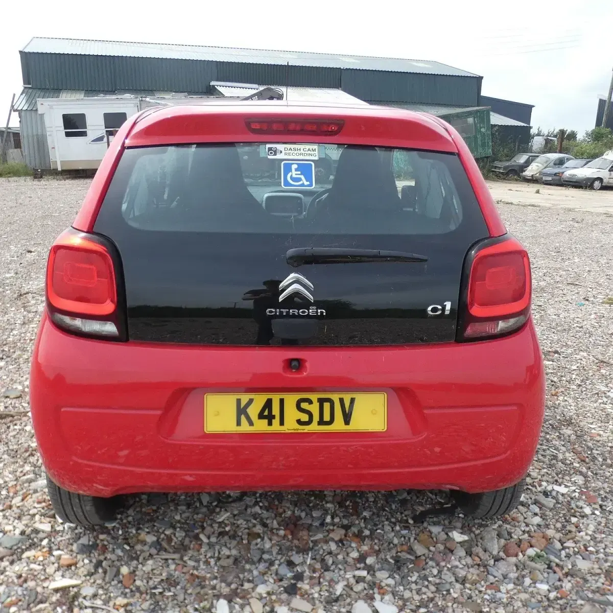 Used Citroën C1 Feel 68 HP (50 kW) 2015 Red Hatchback
