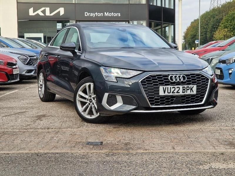Grey Used 2022 Audi A3 Sport Sedan | £17,345 (Good price) - Image 1/4