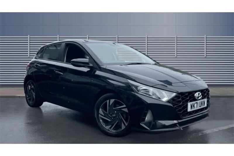 Black Used 2021 Hyundai i20 Hatchback | £13,689 (Fair price) - Image 1/4
