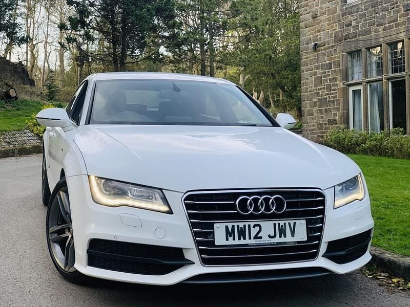 Used Audi A7 S-Line 2012 White Hatchback