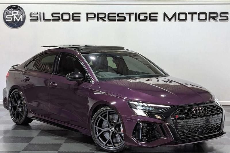 Mauve/purple Used 2023 Audi RS3 Advanced Sedan | £57,995 - Image 1/1