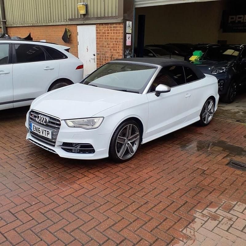 Used Audi S3 Cabriolet Design 300 HP (220 kW) 2016 White Cabriolet