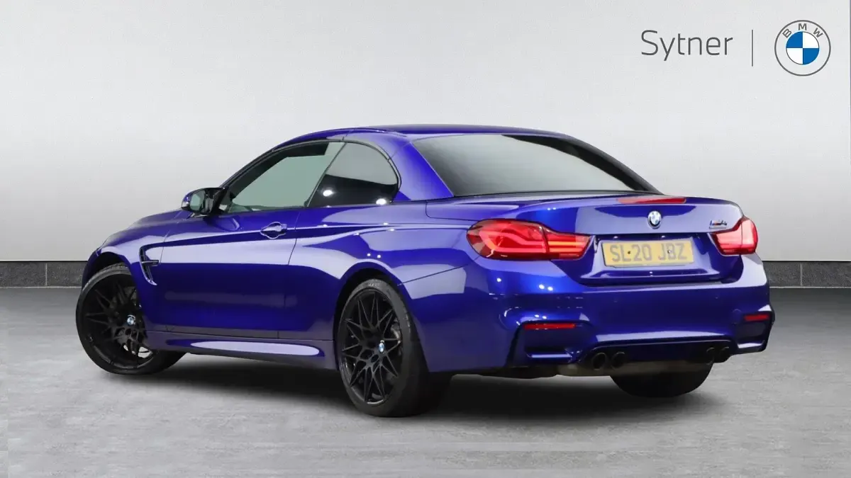 Used BMW M4 Cabriolet Competition Edition 444 HP (326 kW) 2020 Blue Cabriolet