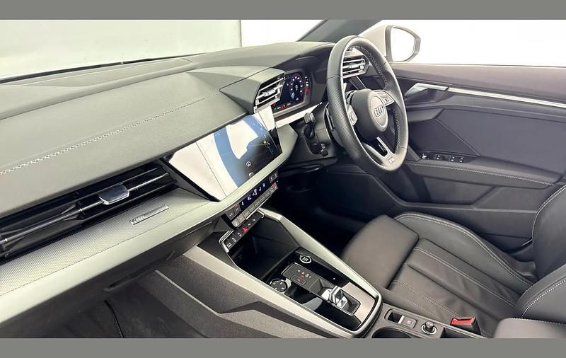 Used Audi A3 S-Line 150 HP (110 kW) 2022 White Sedan