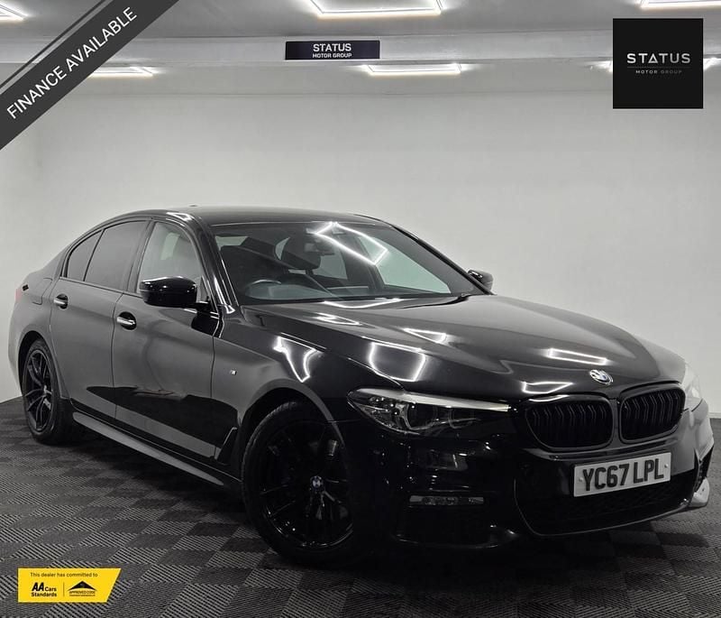Black Used 2017 BMW 520 M Sport Sedan | £15,495 (Fair price) - Image 1/4