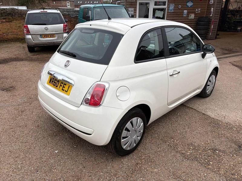 Used Fiat 500 Pop 69 HP (50 kW) 2010 White Hatchback