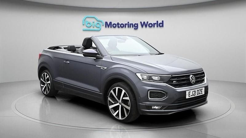 Used VW T-Roc Cabriolet R-line 150 HP (110 kW) 2021 Grey Cabriolet