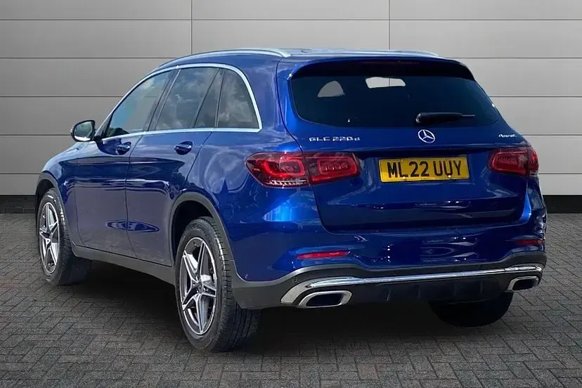 Used Mercedes GLC220 AMG line 194 HP (142 kW) 2022 Blue SUV