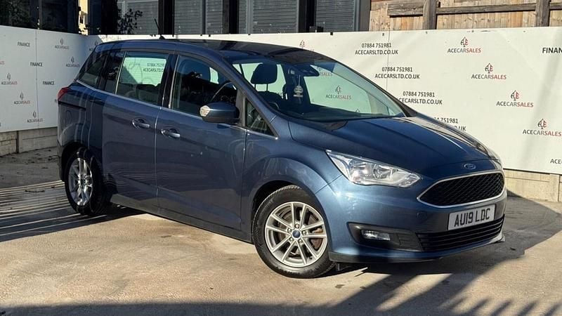 Blue Used 2019 Ford Grand C-Max Zetec MPV | £10,695 (Fair price) - Image 1/4