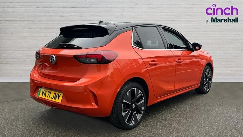 Used Vauxhall Corsa-e Elite 100 kW (136 HP) 2021 Orange Hatchback