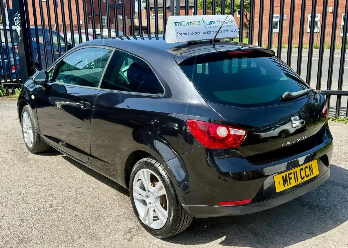 Used Seat Ibiza 85 HP (62 kW) 2011 Black Hatchback
