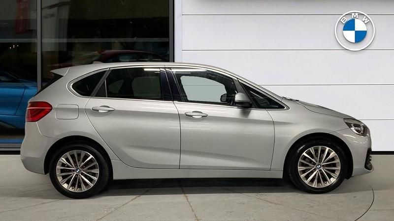 Used BMW 218 Active Tourer Luxury Line 138 HP (101 kW) 2020 Silver MPV