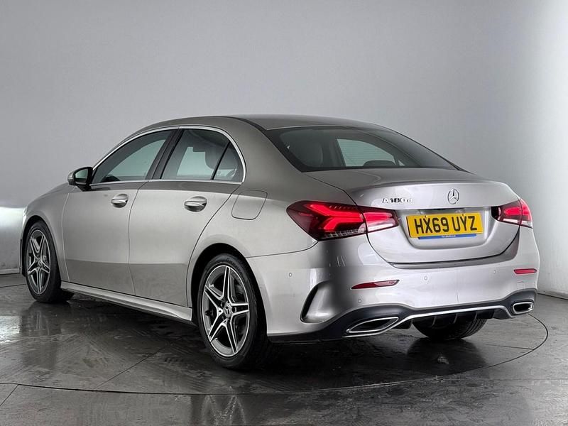 Used Mercedes A180 AMG Line Premium 116 HP (85 kW) 2019 Silver Sedan