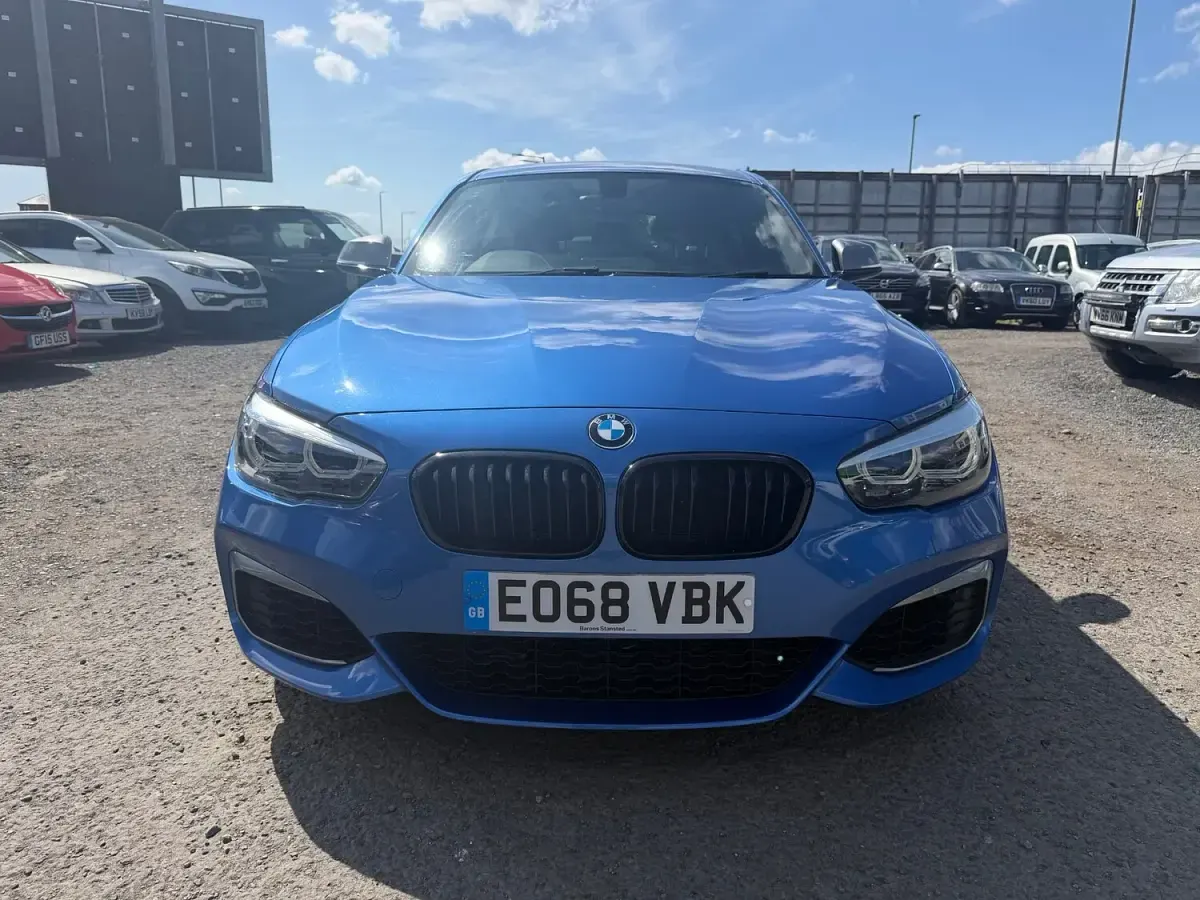 Used BMW M140 M Sport 335 HP (246 kW) 2018 Blue Hatchback