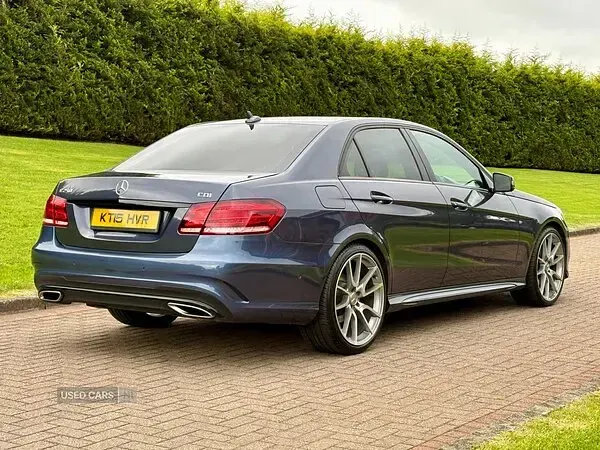 Used Mercedes E250 AMG 2015 Blue Sedan