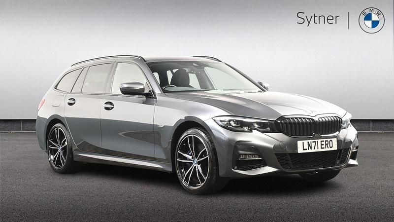 Grey Used 2021 BMW 330e M Sport Estate | £26,000 (A bit pricey) - Image 1/4