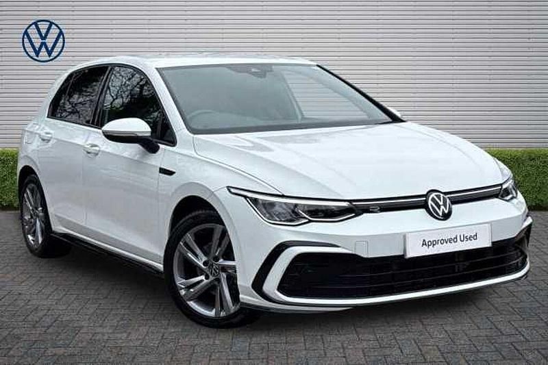 Used VW Golf VIII R-line 150 HP (110 kW) 2024 White Hatchback