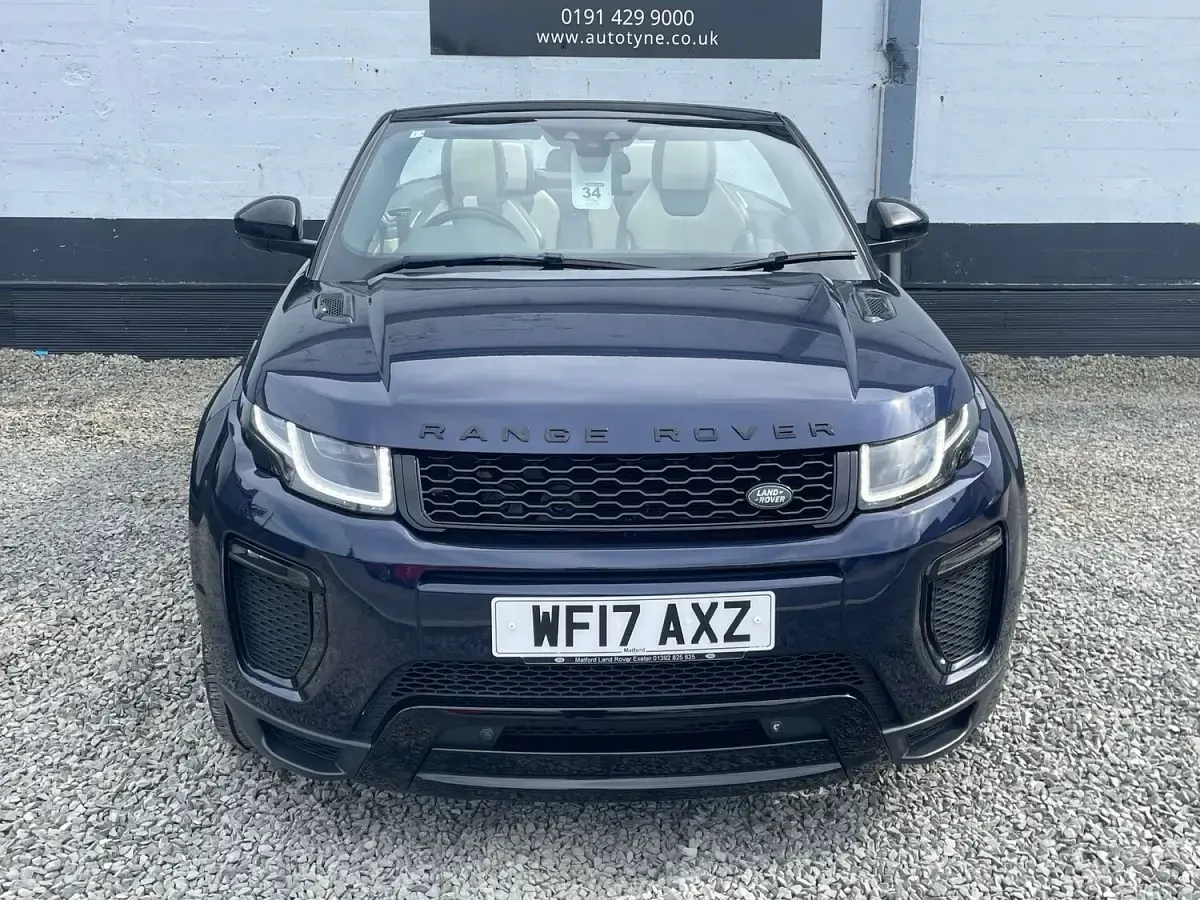 Used Land Rover Range Rover evoque HSE Dynamic 180 HP (132 kW) 2017 Blue Cabriolet