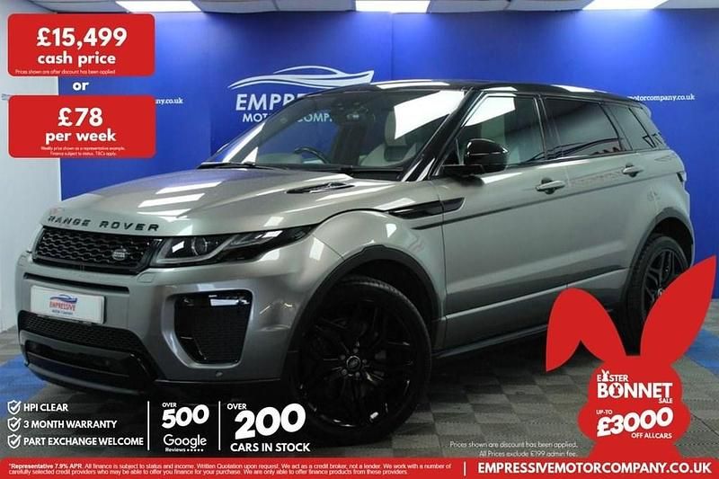 Used Land Rover Range Rover evoque HSE Dynamic 240 HP (176 kW) 2017 Silver Estate