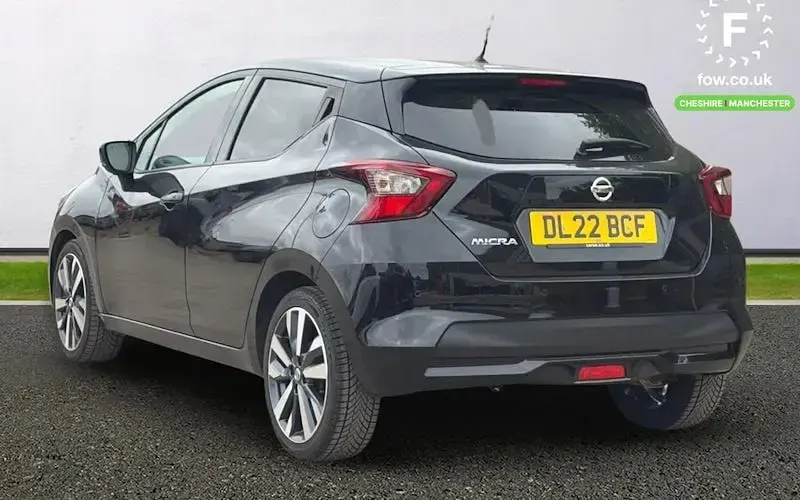 Used Nissan Micra Tekna 92 HP (67 kW) 2022 Black Hatchback