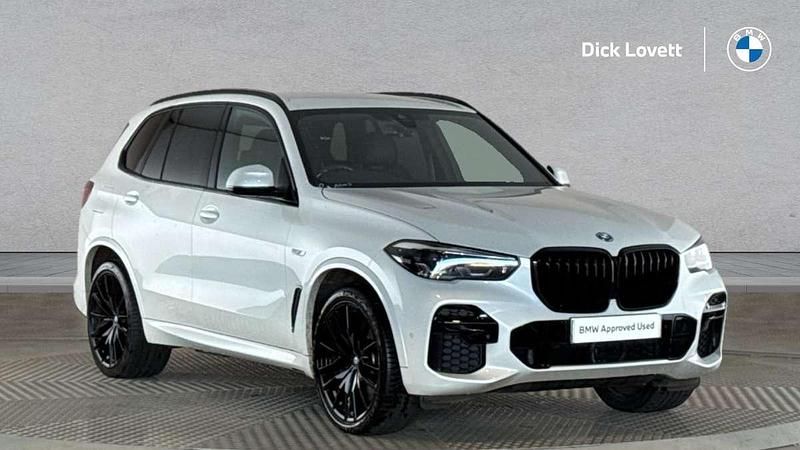 White Used 2021 BMW X5 M Sport SUV | £41,900 (Fair price) - Image 1/4